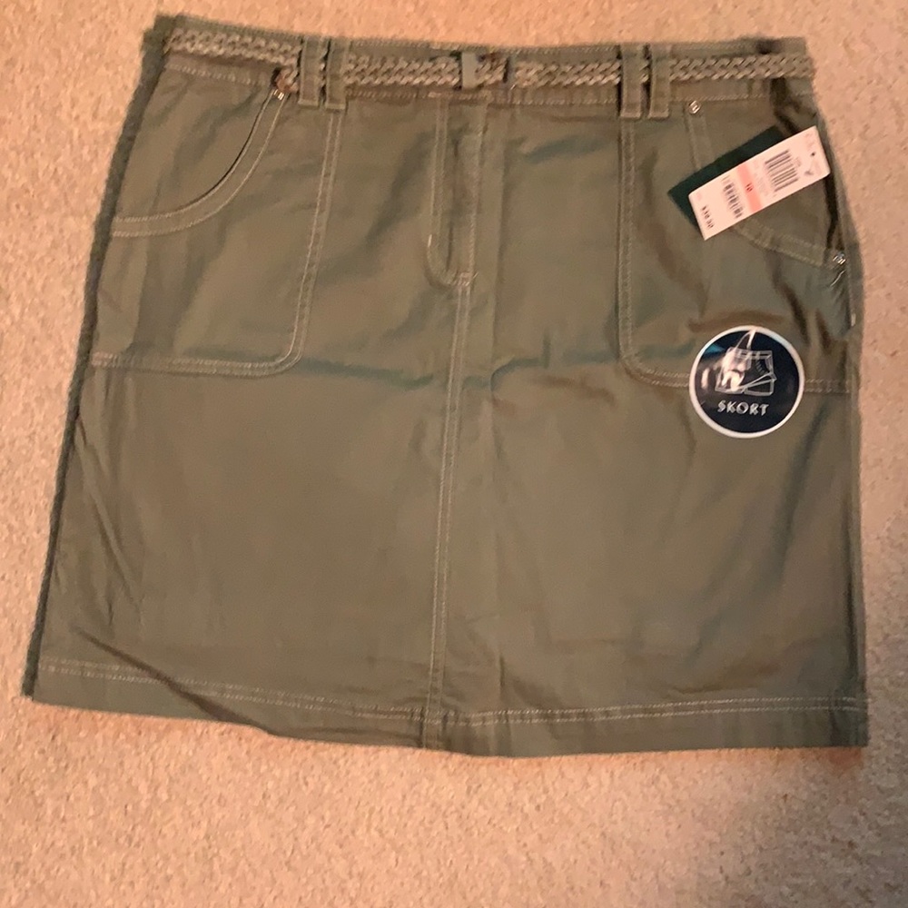 Olive Green Skort